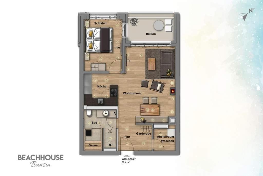 Beachhouse Bansin App 09 เฮริงสดอร์ฟ ภายนอก รูปภาพ